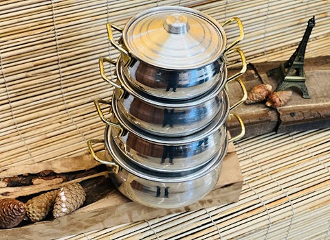 تصویر 5 از قیمت خرید قابلمه روحی ضخیم + فروش ویژه